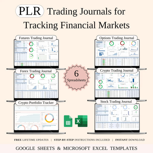 PLR - Trading Journals for Tracking Financial Markets Keyzai