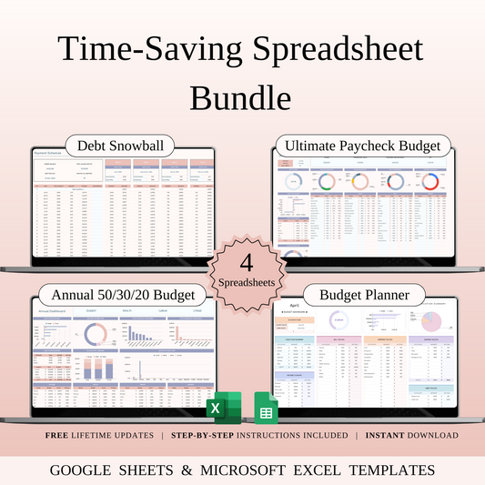 Time-Saving Spreadsheet Bundle